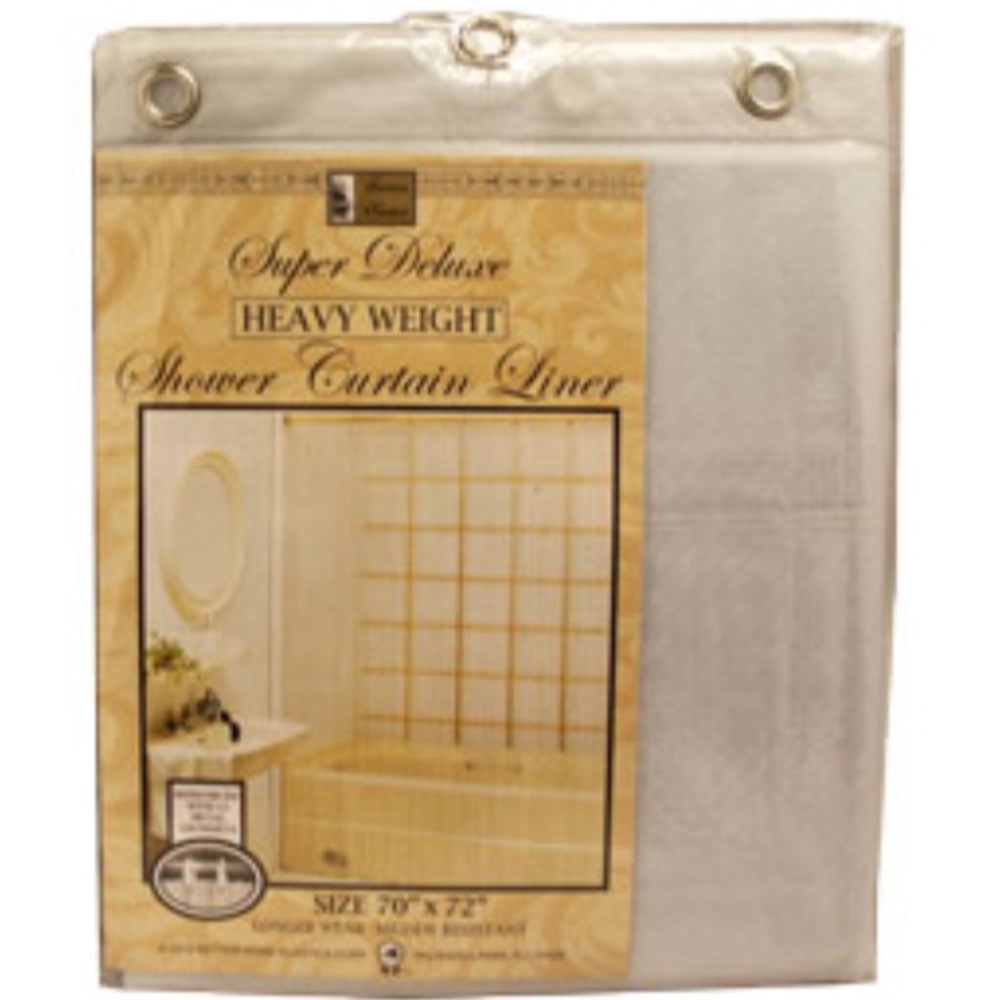 Super deluxe heavy weight shower curtain liners